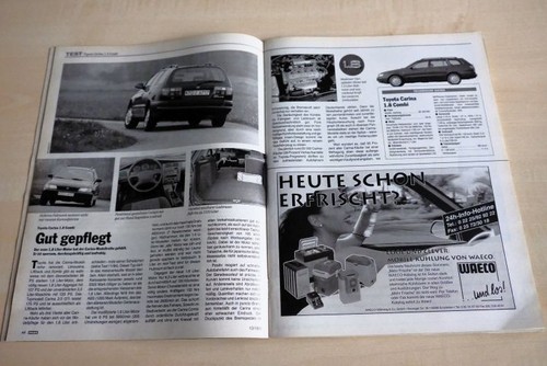 Mot 1995 toyota carina 8 - toyota, 1.8
