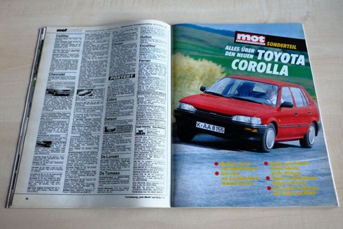 Mot 1987 toyota corolla - 19/1987,
