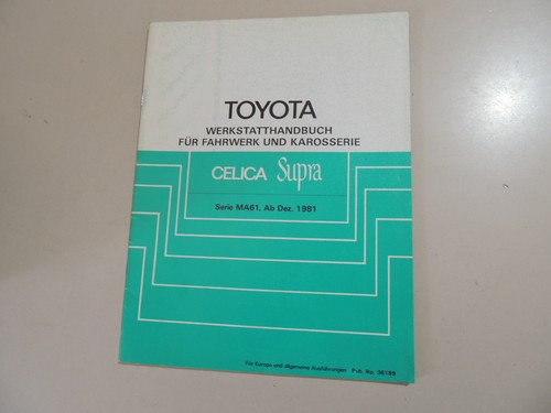 Ergänzungs werkstatthandbuch - ergänzungs,