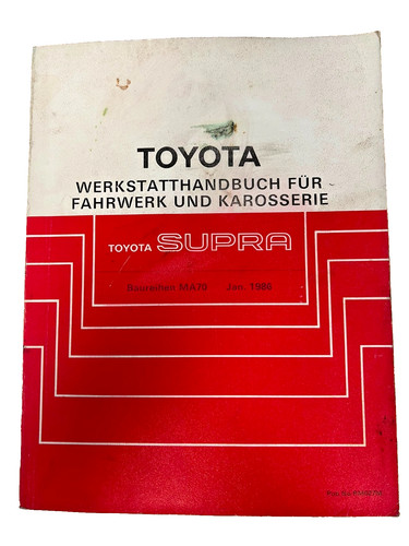 Toyota supra werkstatthandbuch - toyota,