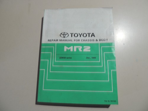 Toyota mr2 zzw30 - toyota, repair