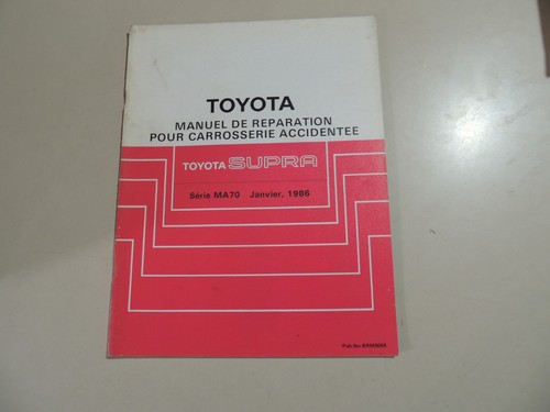 Toyota supra ma70 1986 manuel - 1986,