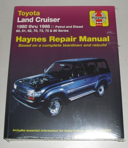 Reparaturanleitung toyota land - reparaturanleitung,