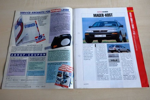 Mot 1992 toyota corolla - 26/1992,