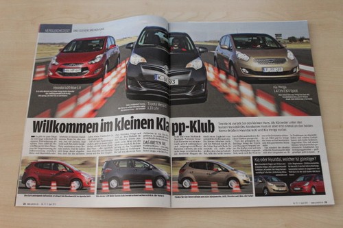 Auto bild 2011 - toyota, verso