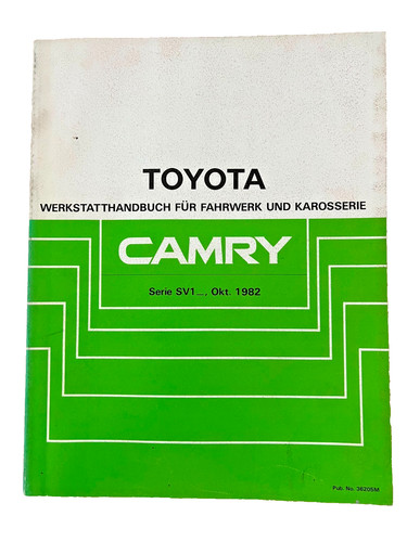 Toyota camry werkstatthandbuch - toyota,